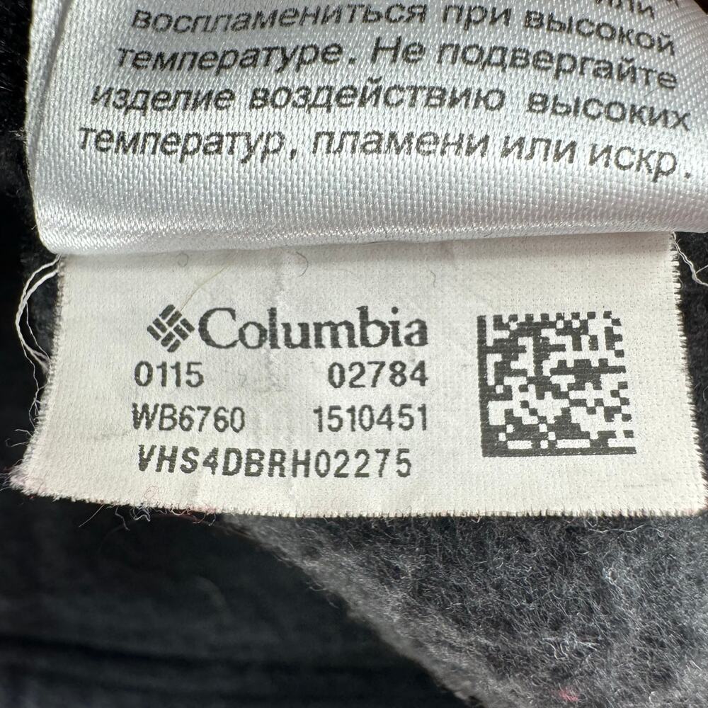 Columbia Black Steens Mountain Fleece Jacket Kids Youth Medium (10/12) Full Zip - Picture 8 of 11